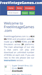 Mobile Screenshot of freevintagegames.com